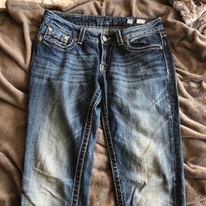 Miss Me skinny blue jeans